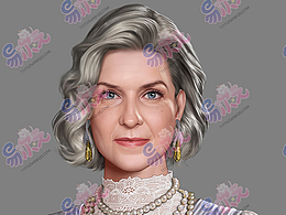 一個歐美換裝角色立繪