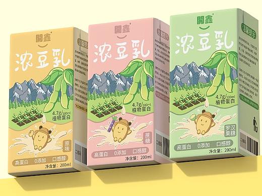 開鑫浓豆乳-来自中国的豆乳（个人主页-ZNjY0ODAyMTY=） - 商业插画 - 站酷设计师婉豆子豆婉原创素材 - 站酷ZCOOL