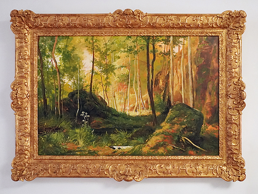 猎人的风景.瓦拉姆岛 /临摹油画