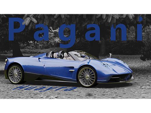 Pagani Huayra Roadster 2017 - CGI