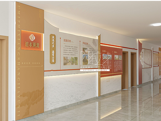 中式社区文化长廊，雅致的中国风设计