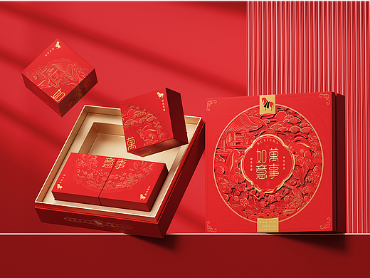 万事如意茶礼组合装设计