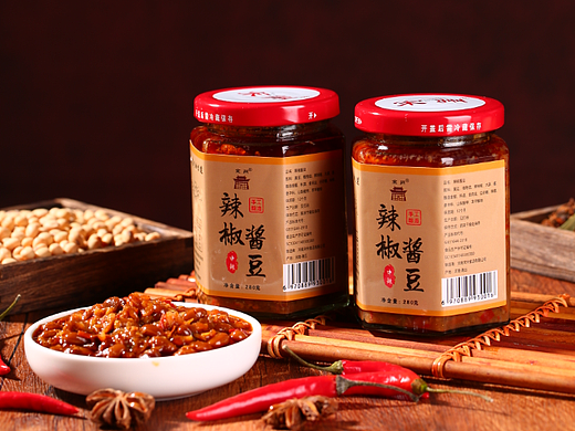 辣椒酱|电商设计|郑州图牛|商业摄影|产品拍摄