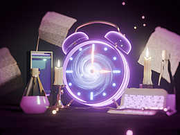 blender练习《珍惜时间》