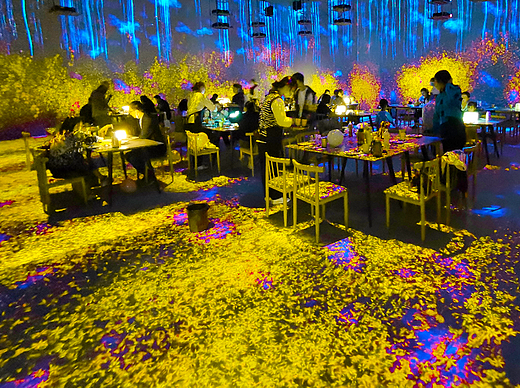 全息餐厅3D宴会厅全息光影艺术餐厅