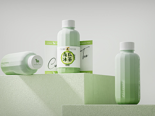 青瓜冰茶 原创饮料包装设计