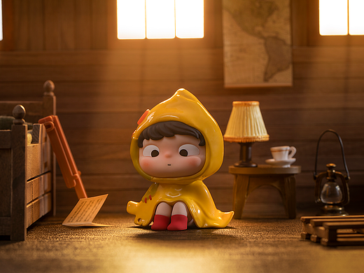 哦崽OZAI《偷偷给你讲故事》初代盲盒——潮玩盲盒拍摄