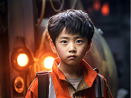 AI儿童商业摄影