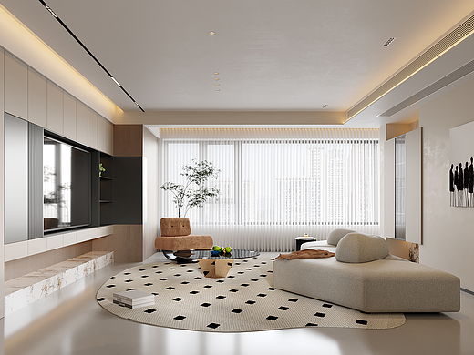 3D渲染 极简客餐厅/山东案例分享