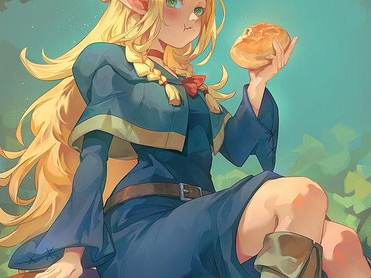 香香吃饭的玛露西尔