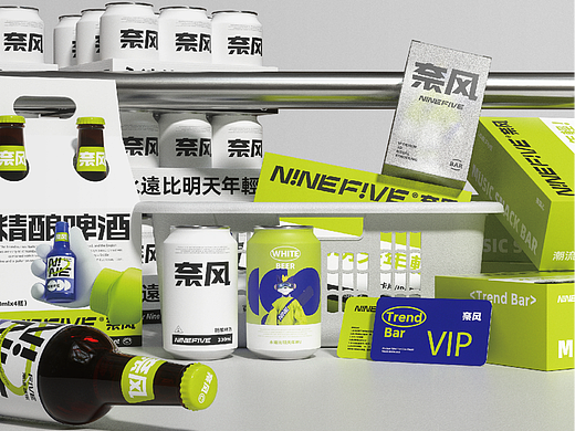 奈风-音乐酒馆 精酿啤酒 IP设计 品牌设计