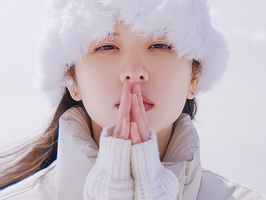 犹如在白色童话世界