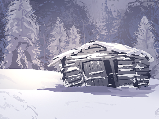 雪屋-画师繁星2.0week8