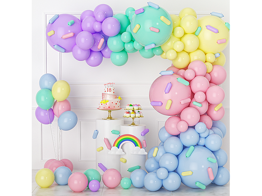 亚马逊气球主图建模渲染