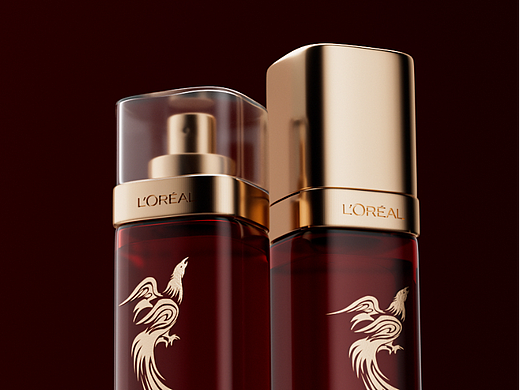 玻璃材质化妆品渲染练习