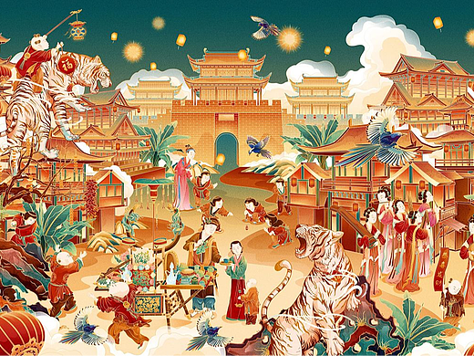 2020虎年新春贺图