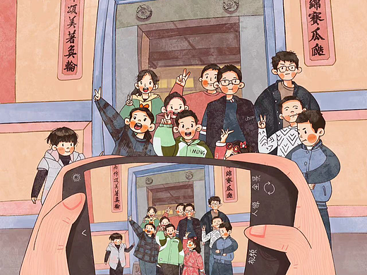 在土楼—1,2,3 拍照啦