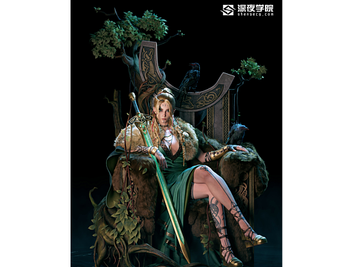 武艺CG角色实战进阶班(第二期)学员作品-Tanji