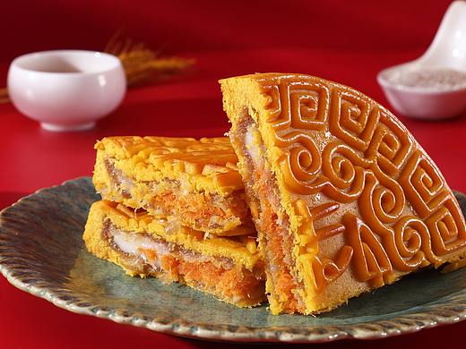 月饼礼盒 大饼拍摄 商业摄影 黄金大饼  中秋月饼 送礼