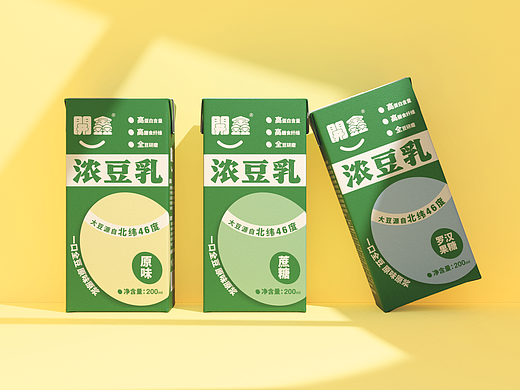 開鑫浓豆乳-源自北纬46度 包装设计（个人主页-ZNjY0NzkzNDA=） - 包装 - 站酷设计师NPsee_Studio原创素材 - 站酷ZCOOL