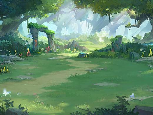 神秘森林-战斗场景
