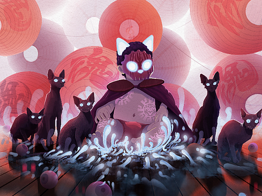 魂系列——灵（个人主页-ZNTk4MDA1Njg=） - 创作习作 - 站酷设计师l西瓜瓜l原创素材 - 站酷ZCOOL
