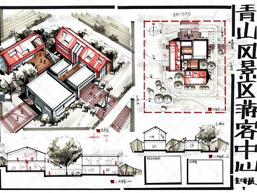 建筑快题设计 南昌大学建筑学考研