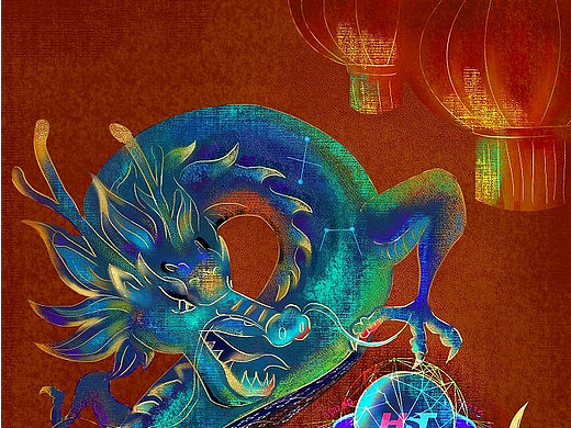 龙年插画稿（个人主页-ZNjc3NTk2ODA=） - 商业插画 - 站酷设计师番茄旦原创素材 - 站酷ZCOOL