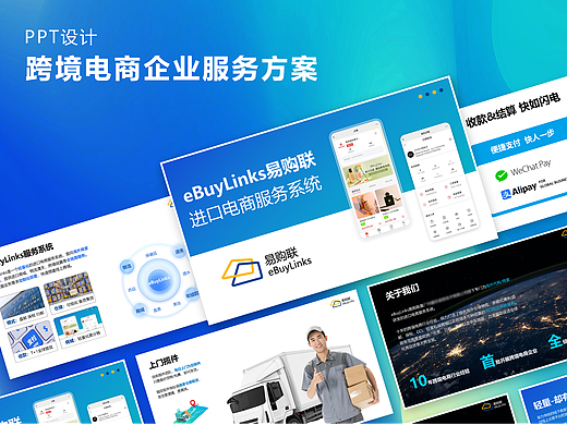 PPT设计 | 跨境服务方案