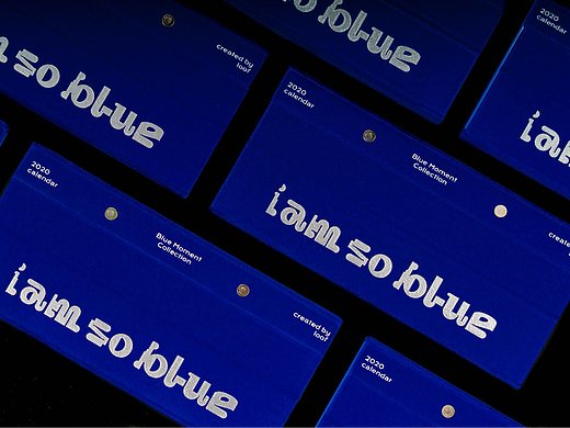 So blue