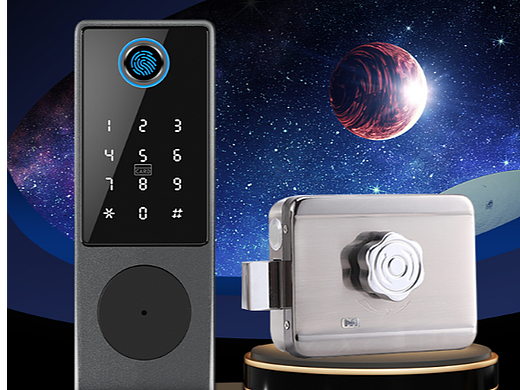 淘宝老式不锈钢门智能锁