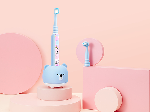 貝醫(yī)生兒童電動(dòng)牙刷（個(gè)人主頁(yè)-ZNjQyODM1ODA=） - 產(chǎn)品攝影 - 站酷設(shè)計(jì)師銳色攝影原創(chuàng)素材 - 站酷ZCOOL