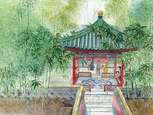 我画绘本《潭柘寺戒坛寺》出版了（3）