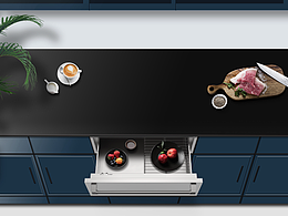 保温抽屉场景搭建-PS