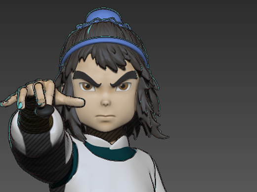 围棋少年（速写）