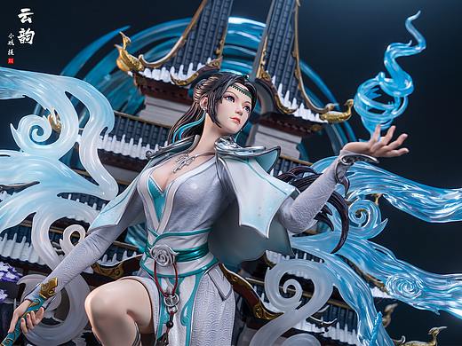 斗破苍穹 云韵雕像摄影