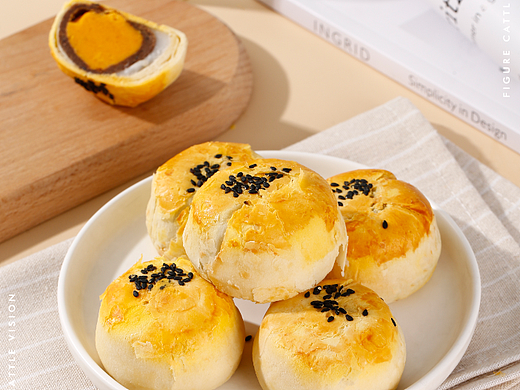 蛋黄酥|电商拍摄|图牛拍摄|电商设计|产品拍照