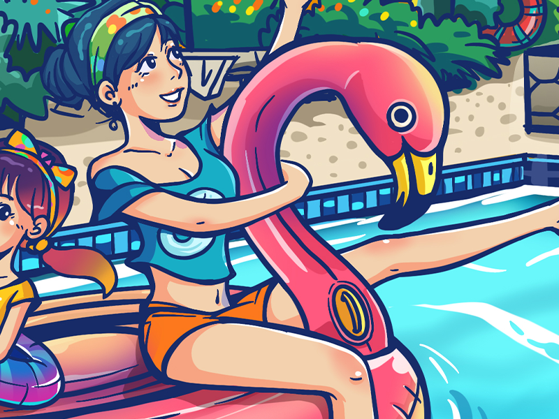 睡前空闲五颜六色作品集 | in summer