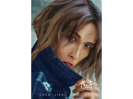 女头像厚涂绘画步骤