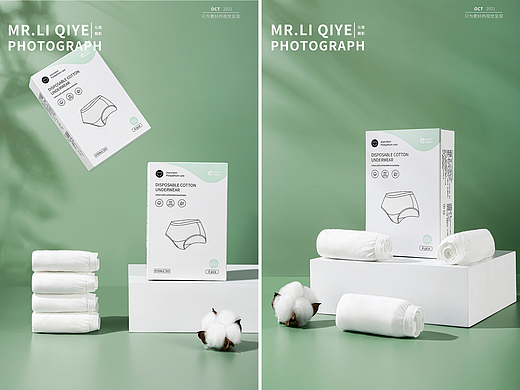 一次性内裤拍摄 静物摄影