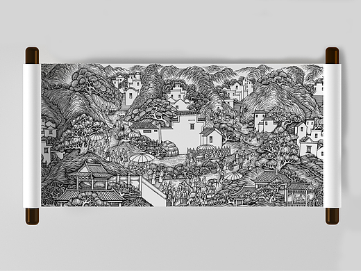 徽商插画设计