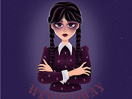 星期三亞當(dāng)斯一家衍生劇wednesday歐美風(fēng)半身哥特