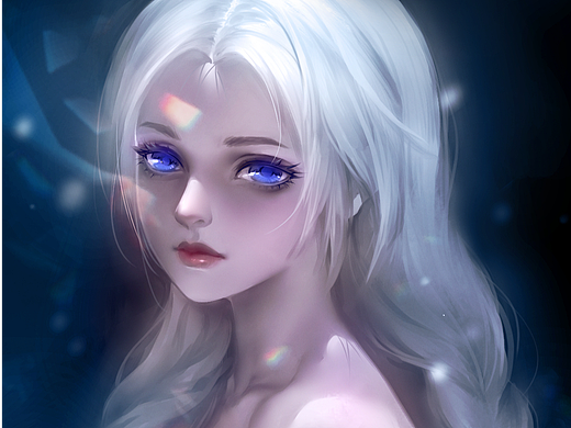 天域喵 板绘工作室 人像类作品