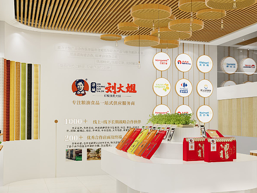 刘大姐粮油店展厅