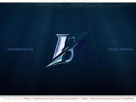 AE模板 | 漂亮水溅效果公司游戏标志LOGO演绎动画开场