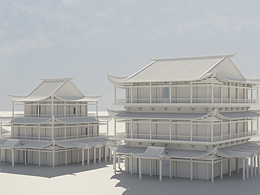 Houdini程序化古建