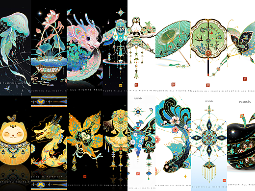 2023·敦煌｜四季复古插画系列合集
