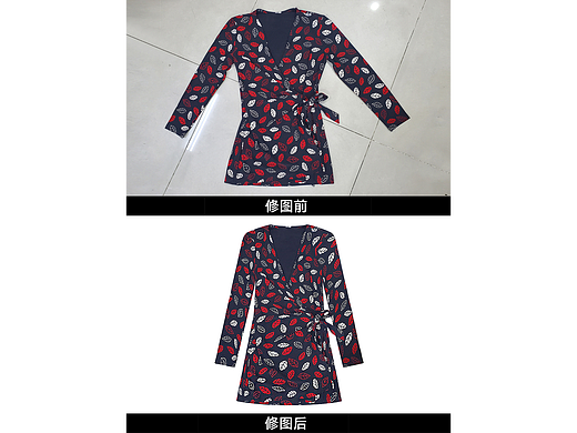 电商衬衣修图 电商后期P图 平铺 挂板 3D精修