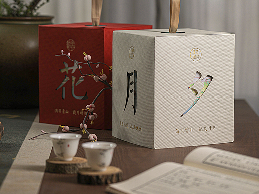 花晨月夕——中秋礼盒（个人主页-ZNjI4NjI2NDA=） - 包装 - 站酷设计师设计匙原创素材 - 站酷ZCOOL