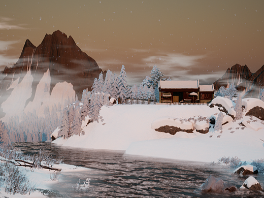 雪地小屋 - UE5练习